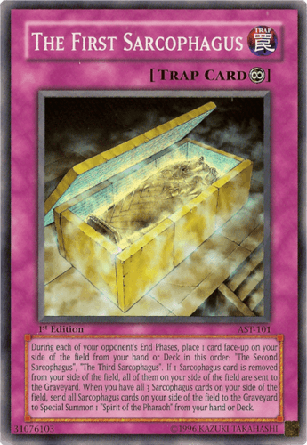 The First Sarcophagus - AST-101 Super Rare 1st Edition