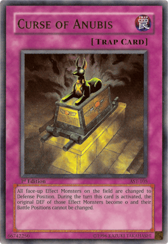 Curse of Anubis - AST-105 Ultra Rare 1st Edition