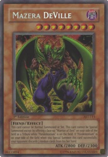 Mazera DeVille - AST-111 Secret Rare 1st Edition