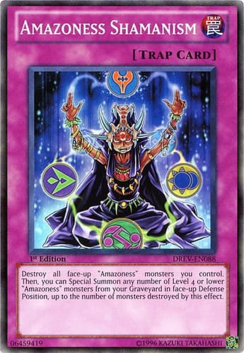Amazoness Shamanism - DREV-EN088 Super Rare Unlimited