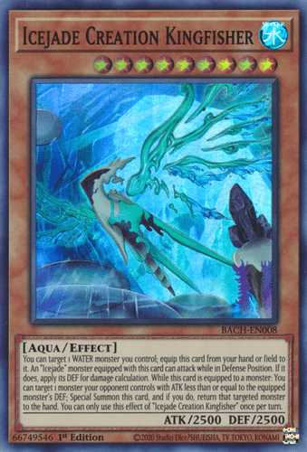 Icejade Creation Kingfisher - BACH-EN008 Super Rare 1st Edition