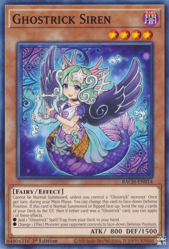 Ghostrick Siren - BACH-EN014 Common 1st Edition