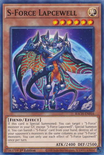 S-Force Lapcewell - BACH-EN016 Common 1st Edition