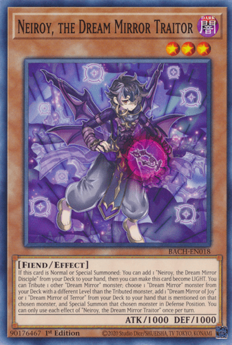 Neiroy, the Dream Mirror Traitor - BACH-EN018 Common 1st Edition