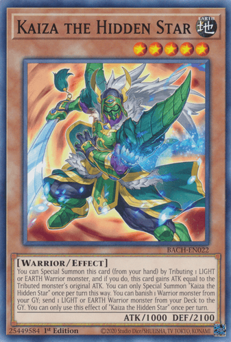 Kaiza the Hidden Star - BACH-EN022 Common 1st Edition