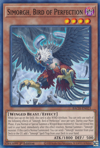 Simorgh, Bird of Perfection - BACH-EN023 Common 1st Edition