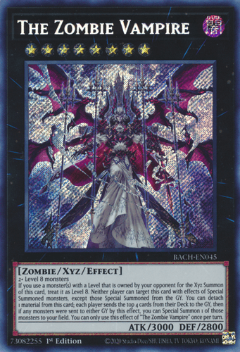 The Zombie Vampire - BACH-EN045 Secret Rare 1st Edition