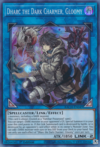 Dharc the Dark Charmer, Gloomy - BACH-EN049 Starlight Rare 1st Edition
