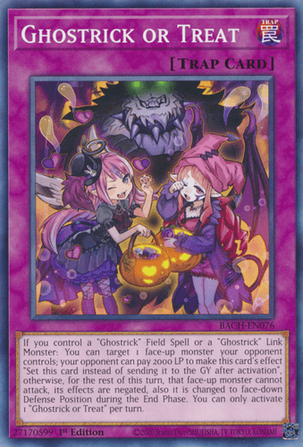 Ghostrick or Treat - BACH-EN076 Common 1st Edition