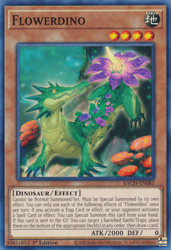 Flowerdino - BACH-EN082 Common 1st Edition
