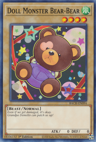 Doll Monster Bear-Bear - BACH-EN094 Common 1st Edition