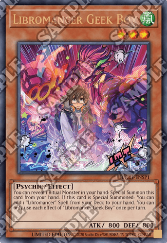 Libromancer Geek Boy - BACH-ENSP1 Ultra Rare Limited Edition
