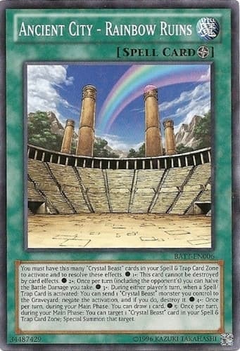 Ancient City - Rainbow Ruins - BATT-EN006 Starfoil Rare Limited Edition