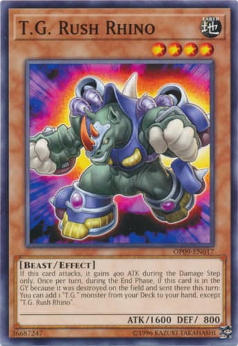 T.G. Rush Rhino - BATT-EN020 Starfoil Rare Limited Edition
