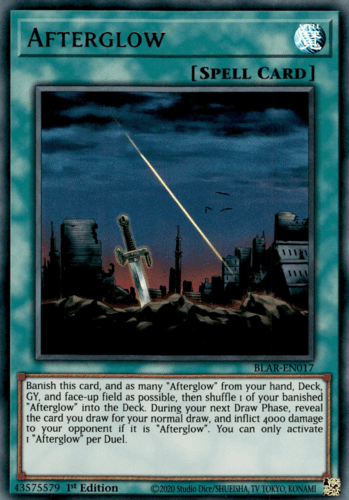 Afterglow - BLAR-EN017 Ultra Rare 1st Edition