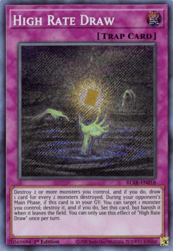 High Rate Draw - BLAR-EN018 Secret Rare 1st Edition