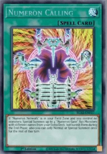 Numeron Calling - BLAR-EN027 Secret Rare 1st Edition