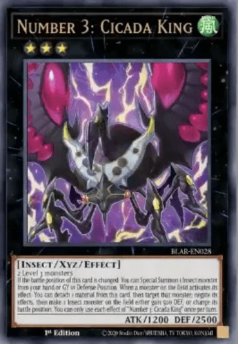 Number 3: Cicada King - BLAR-EN028 Ultra Rare 1st Edition