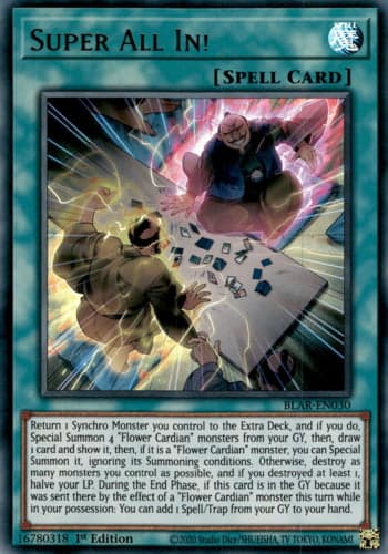 Super All In! - BLAR-EN030 Ultra Rare 1st Edition
