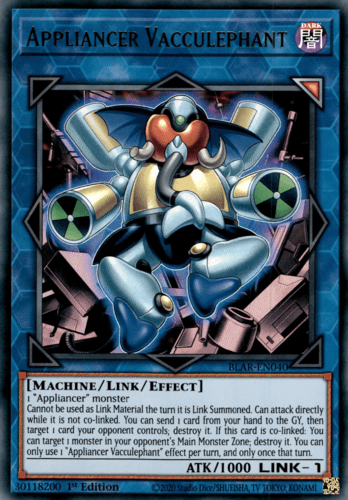 Appliancer Vacculephant - BLAR-EN040 Ultra Rare 1st Edition