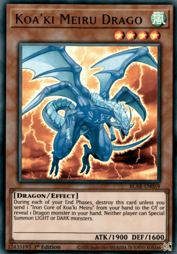 Koa'ki Meiru Drago - BLAR-EN059 Ultra Rare 1st Edition
