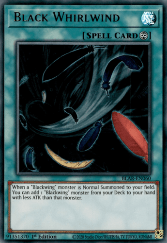 Black Whirlwind - BLAR-EN060 Ultra Rare 1st Edition