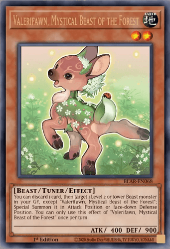 Valerifawn, Mystical Beast of the Forest - BLAR-EN068 Ultra Rare 1st Edition