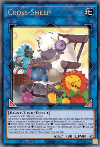 Cross-Sheep - BLAR-EN092 Ultra Rare 1st Edition