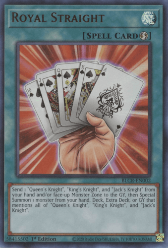Royal Straight - BLCR-EN002 Ultra Rare 1st Edition