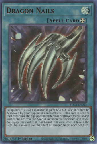 Dragon Nails - BLCR-EN003 Ultra Rare 1st Edition