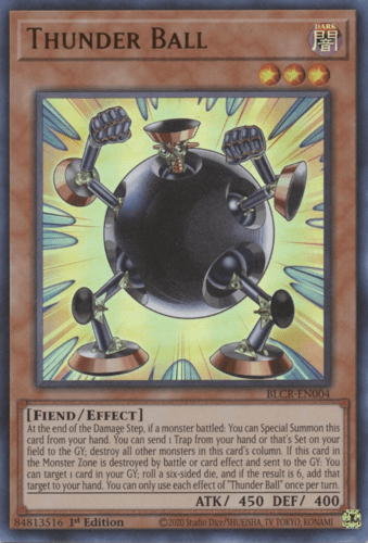 Thunder Ball - BLCR-EN004 Ultra Rare 1st Edition
