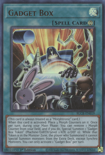 Gadget Box - BLCR-EN019 Ultra Rare 1st Edition