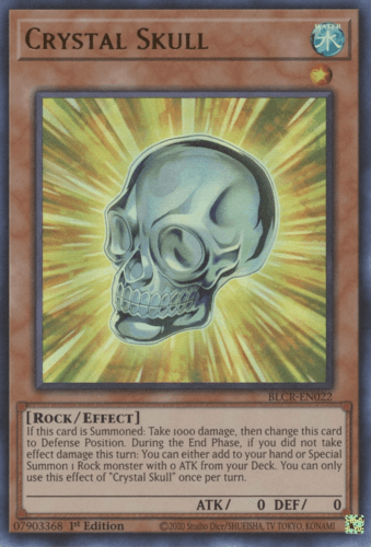 Crystal Skull - BLCR-EN022 Ultra Rare 1st Edition