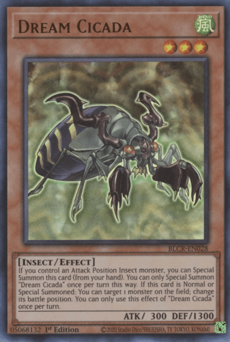 Dream Cicada - BLCR-EN028 Ultra Rare 1st Edition