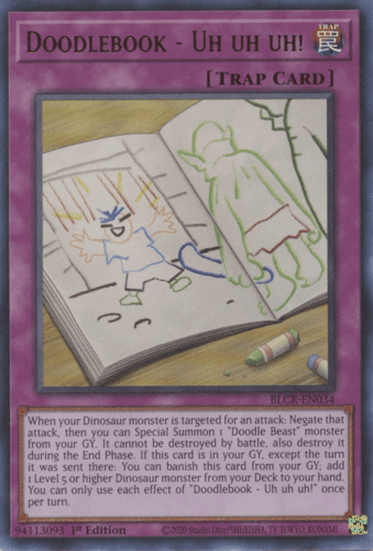 Doodlebook - Uh uh uh! - BLCR-EN034 Ultra Rare 1st Edition