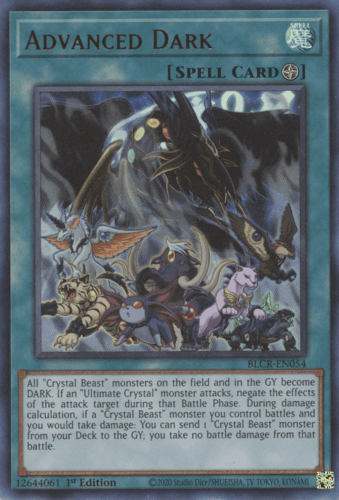 Advanced Dark - BLCR-EN054 Ultra Rare 1st Edition