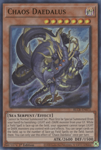 Chaos Daedalus - BLCR-EN071 Ultra Rare 1st Edition