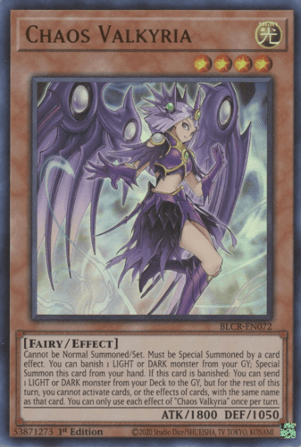 Chaos Valkyria - BLCR-EN072 Ultra Rare 1st Edition