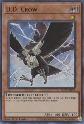 D.D. Crow - BLCR-EN077 Ultra Rare 1st Edition