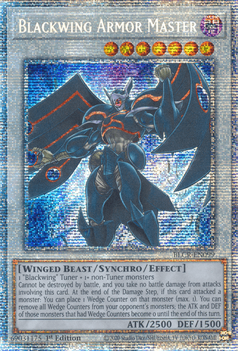 Blackwing Armor Master - BLCR-EN099 Starlight Rare 1st Edition