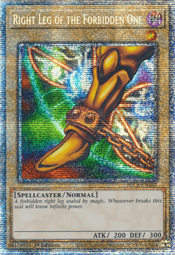 Right Leg of the Forbidden One - BLCR-EN102 Starlight Rare 1st Edition