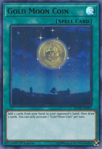 Gold Moon Coin - BLHR-EN003 Ultra Rare 1st Edition
