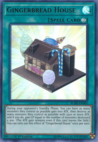 Gingerbread House - BLHR-EN004 Ultra Rare 1st Edition