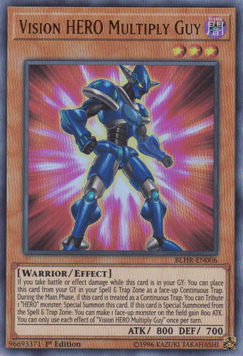 Vision HERO Multiply Guy - BLHR-EN006 Ultra Rare 1st Edition