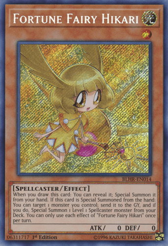 Fortune Fairy Hikari - BLHR-EN014 Secret Rare 1st Edition