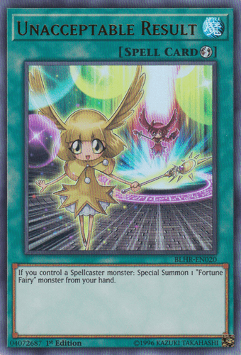Unacceptable Result - BLHR-EN020 Ultra Rare 1st Edition
