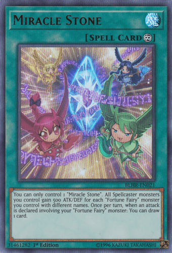 Miracle Stone - BLHR-EN021 Ultra Rare 1st Edition