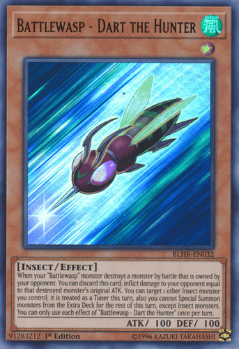 Battlewasp - Dart the Hunter - BLHR-EN032 Ultra Rare 1st Edition