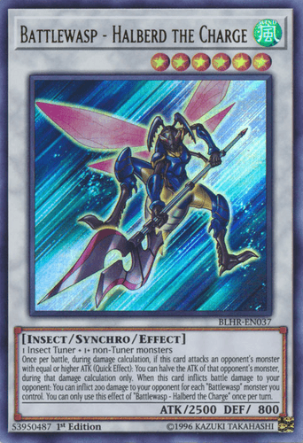 Battlewasp - Halberd the Charge - BLHR-EN037 Ultra Rare 1st Edition