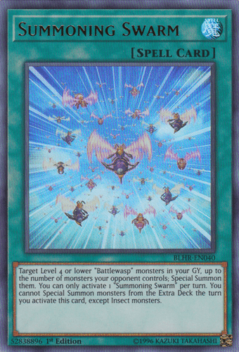 Summoning Swarm - BLHR-EN040 Ultra Rare 1st Edition